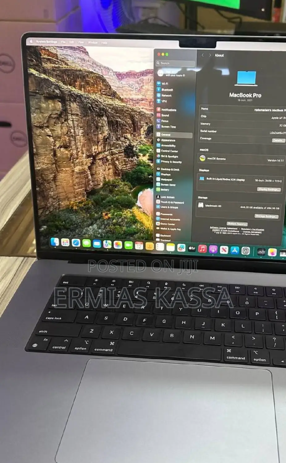 New Laptop Apple MacBook Pro 2021 M1 32GB Apple M1 Pro SSD 512GB