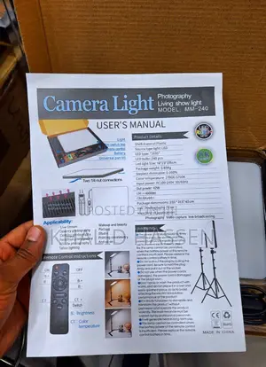 LED Camera Video Light ላችውበት አገር እልካለን