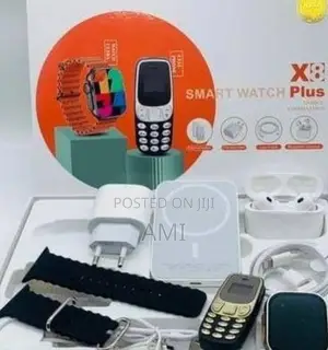 X8 Plus Smart Watch Package