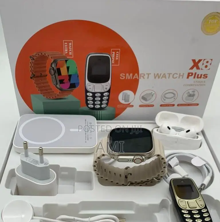 X8 Plus Smart Watch Package