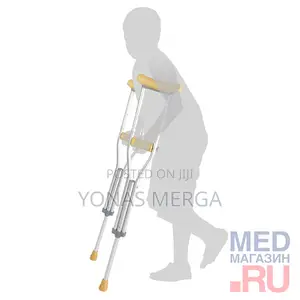 Crutches Height Adjustable, Medical Great for Travel or Work