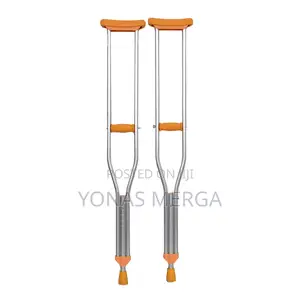 Photo - Crutches _Extendable Medical Crutches,Push Button Adjustable