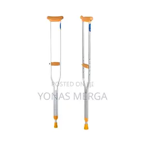 Photo - Crutches: Easy to Adjust Height(9 Adjustable Buttons)