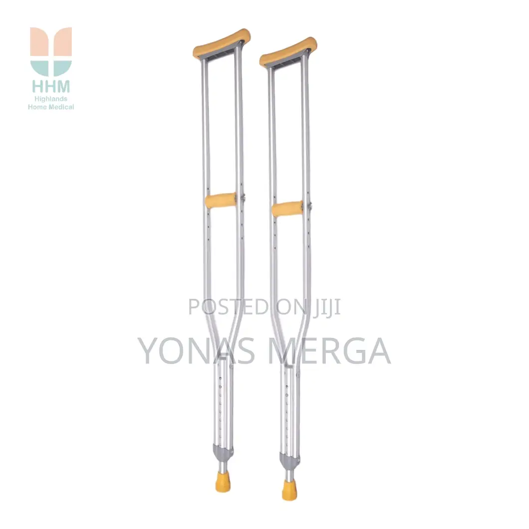 Crutch - Adult Tall Aluminium Underarm 5'10" - 6'6"