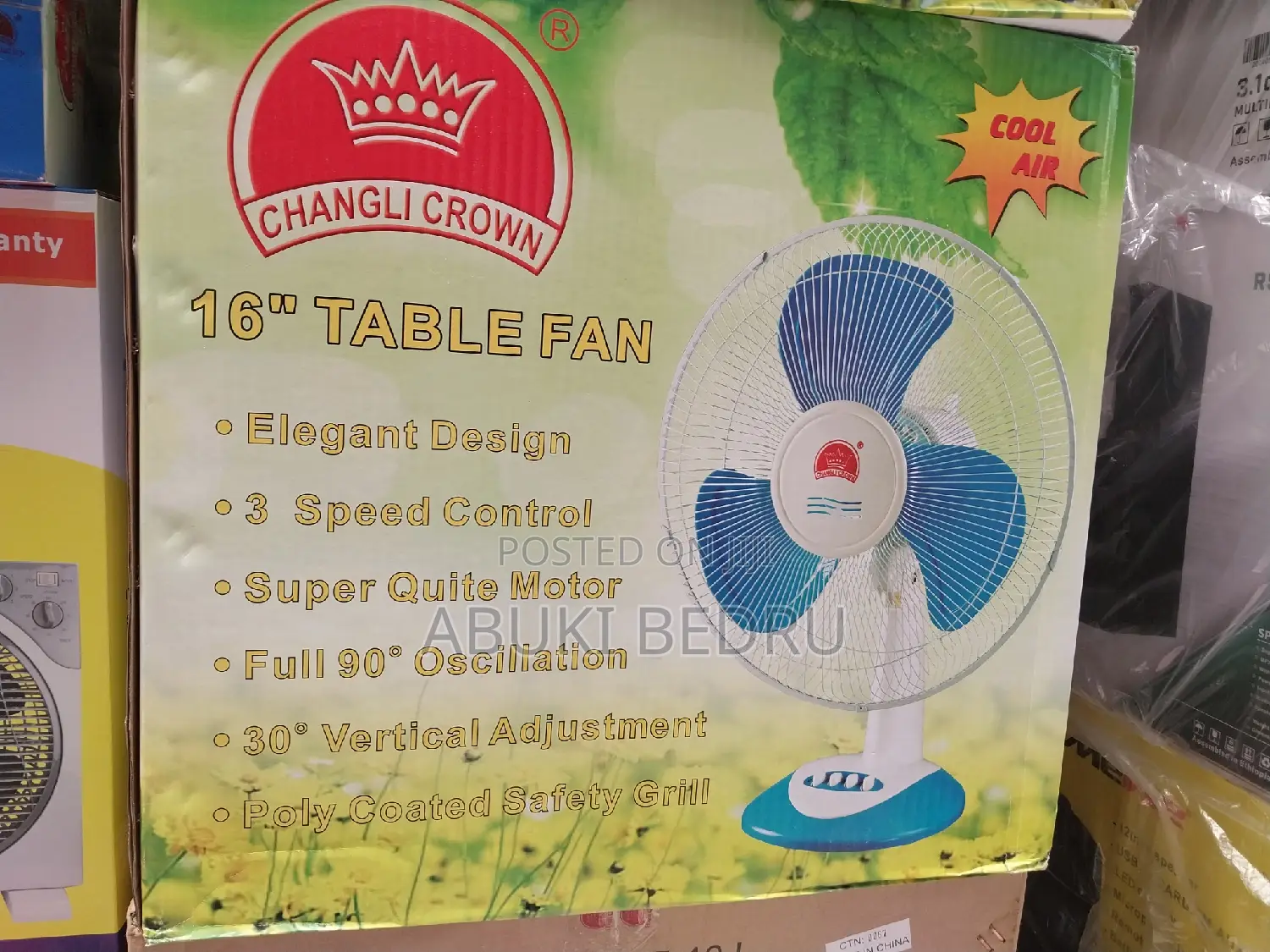 Table Fan ማቀዝቀዣ