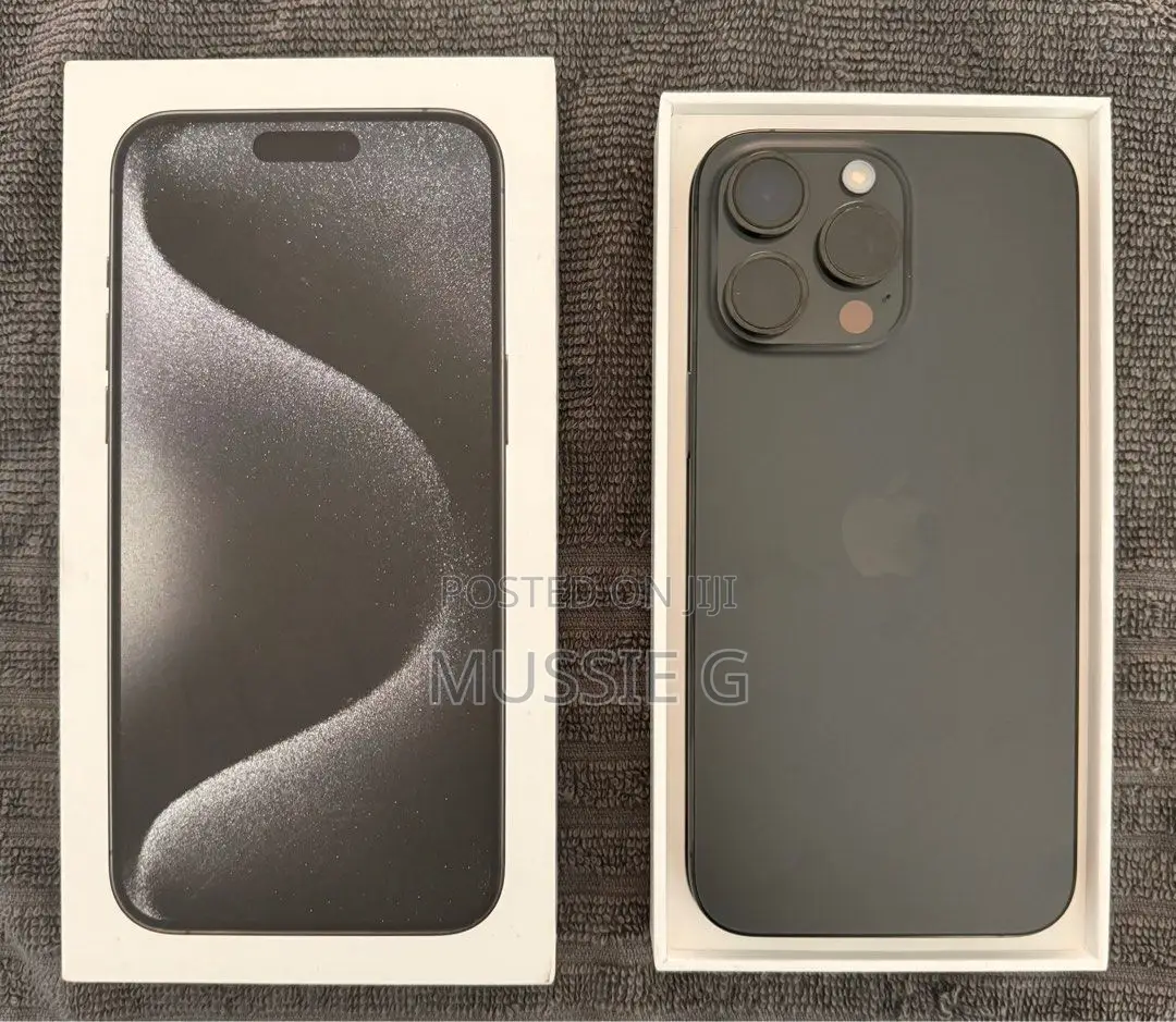 New Apple iPhone 15 Pro Max 256 GB Black