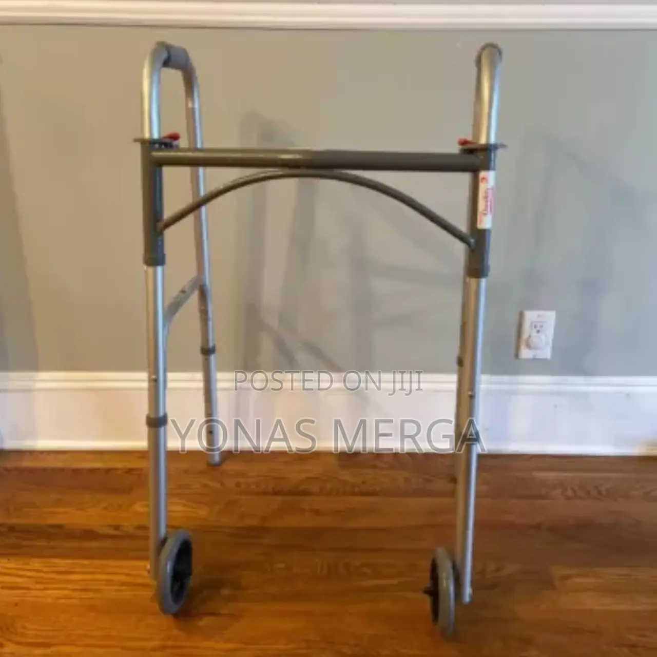 Material: Steel Grey Folding Walker for Patient,For Personal