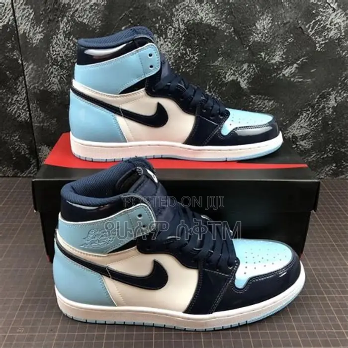 Original Air Jordan 1 Hi Retro ‘Blue Chill’ Shoes