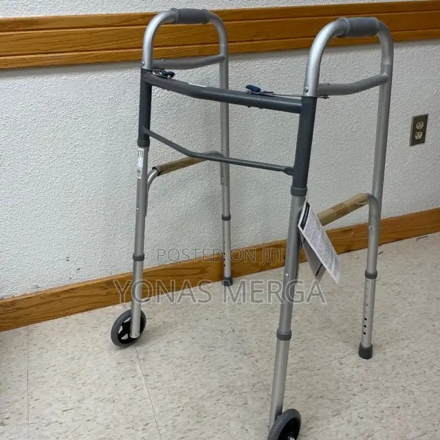 Adjustable Walker _PEDDER JOHNSON Aluminium Folding Walker