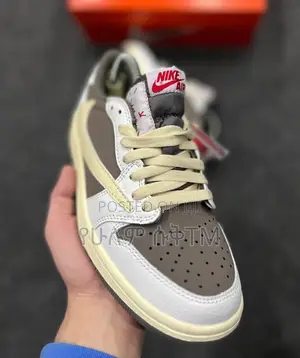Womens Air Jordan 1 Low X Travis Scott’ Reverse Mocha’ Shoes
