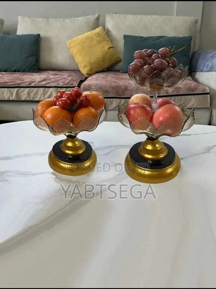 2 Layer Ornamental Fruit Plate