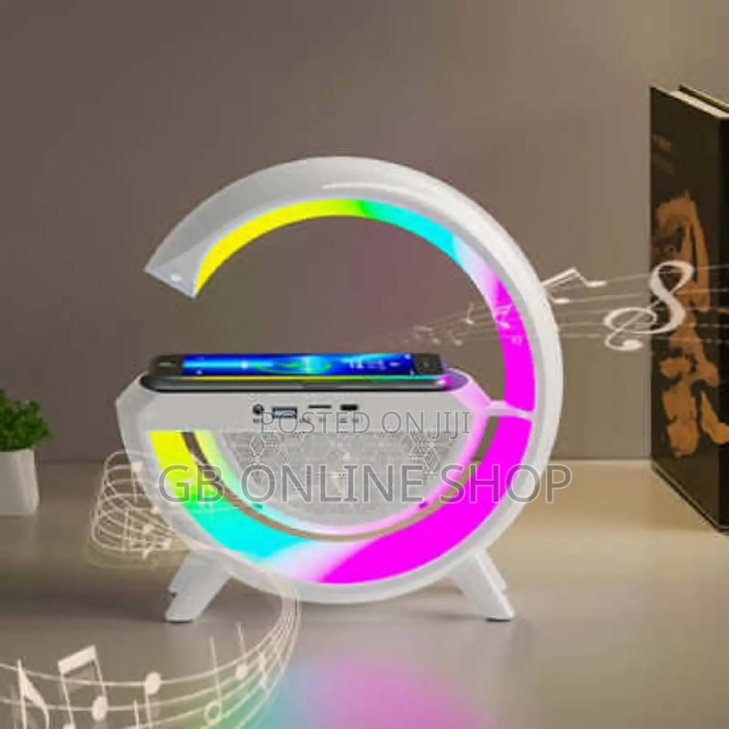 4 in 1 Night Lamp Wireless Charger BT Speaker