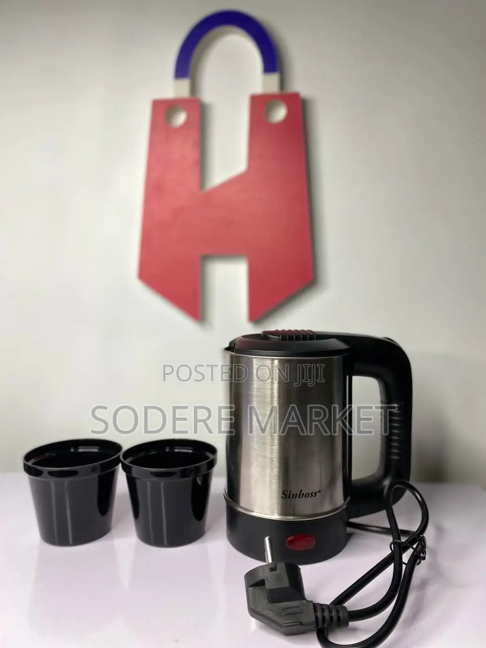 የቡና ማፍያ እና ሲኒዎች / Sinboss Electrical Coffee Pot