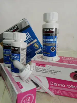 Kirkland Minoxidil 5% and Derma Roller