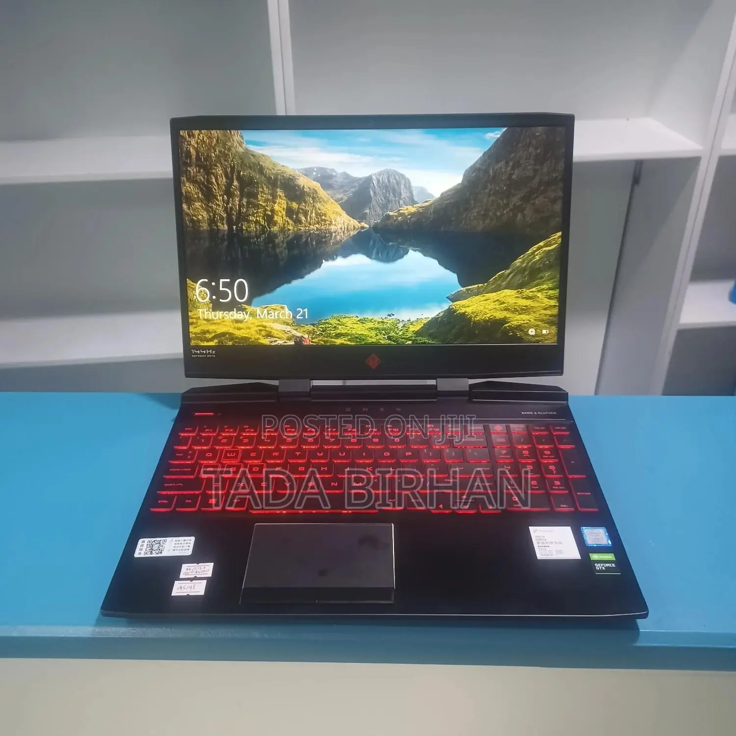 New Laptop HP Omen 15 16GB Intel Core I7 SSD 512GB