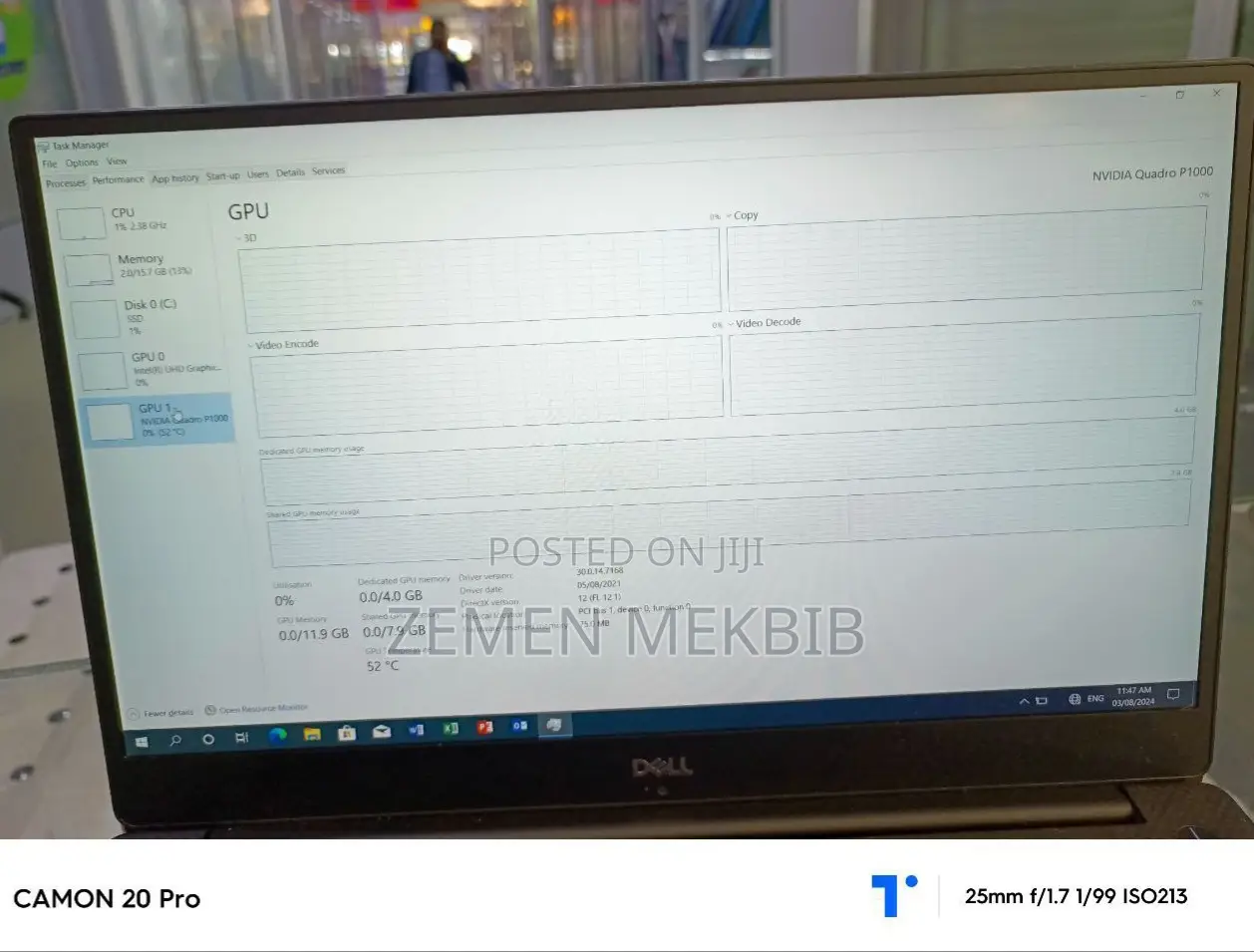 New Laptop Dell XPS 15 16GB Intel Core I7 SSD 512GB