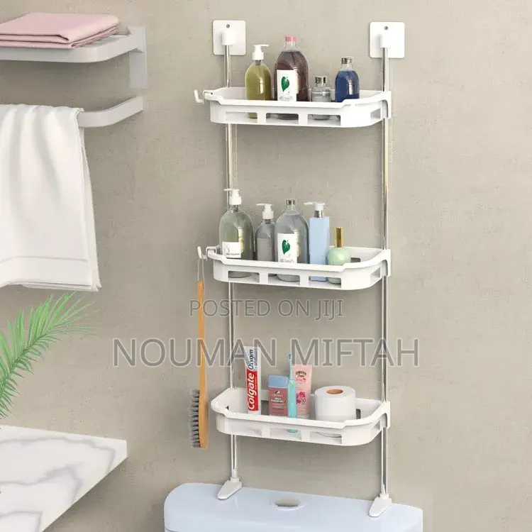 Over Toilet Storage 3-Shelf Bathroom Organizer