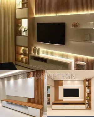 Photo - Habesha Care Tv Stands በካሬ የሚሰሩ ቲቪ ስታንዶች