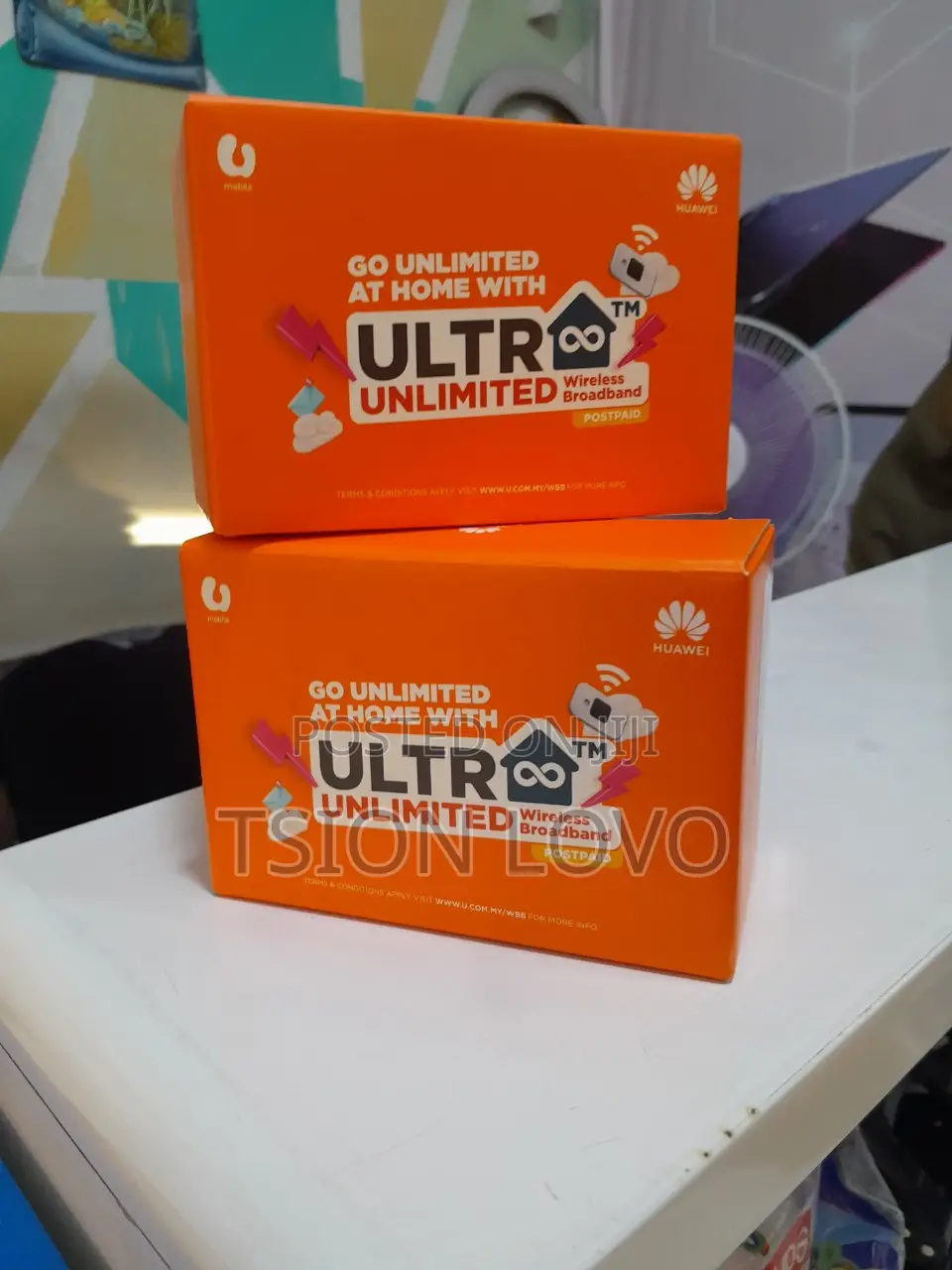 Huawei Wifi Router
Ultr Unlimited Wireless Brodband