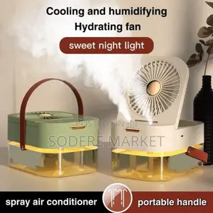 Spray Humidifying Fan With Night Light