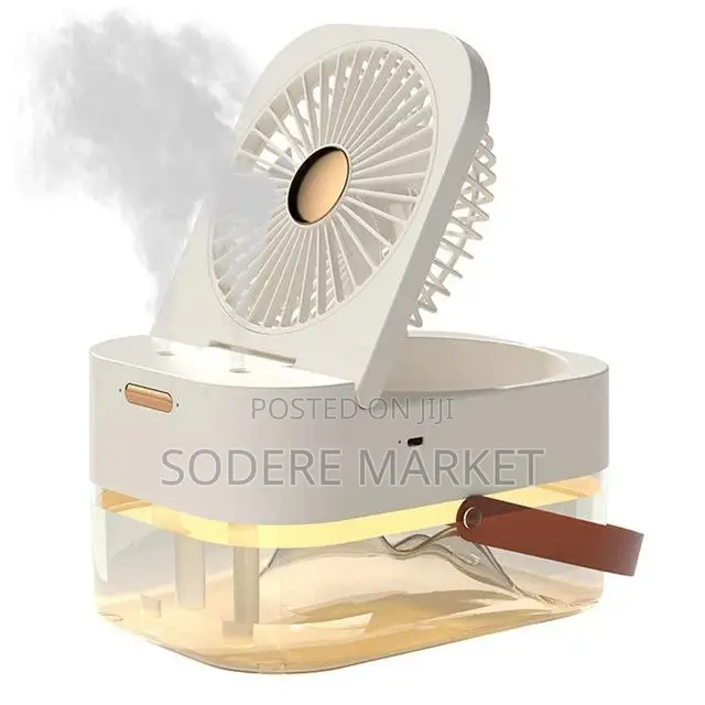 Spray Humidifying Fan With Night Light