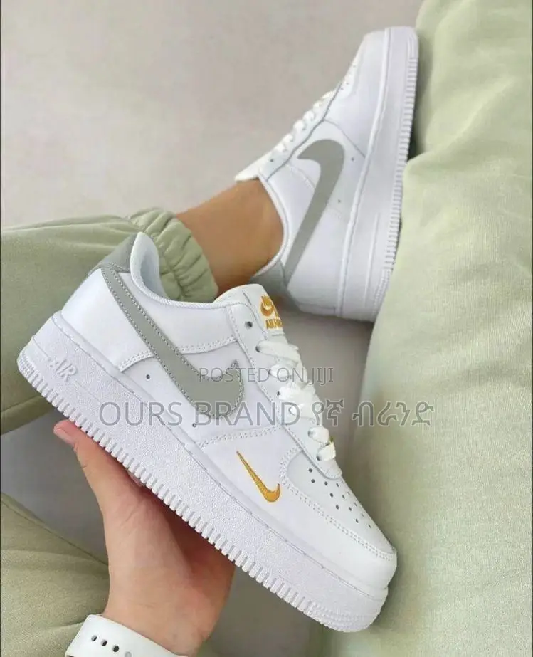 High Master Quality Nike Air Force 1 Olive White Silver