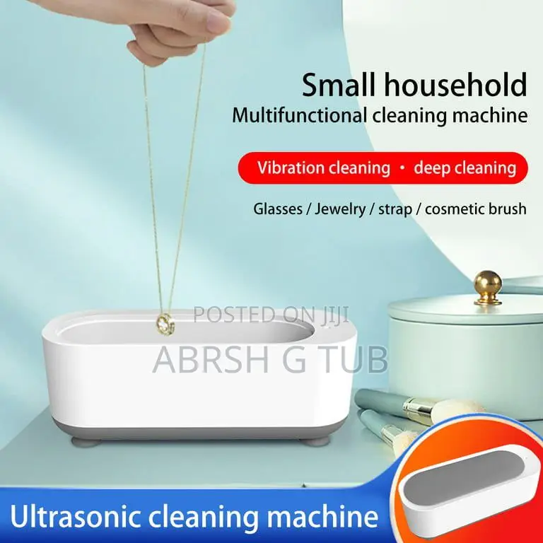 Portable Ultrasonic Cleaning Machine አልትራሶኒክ የመነጽር የጌጣጌጥ ማጽጃ