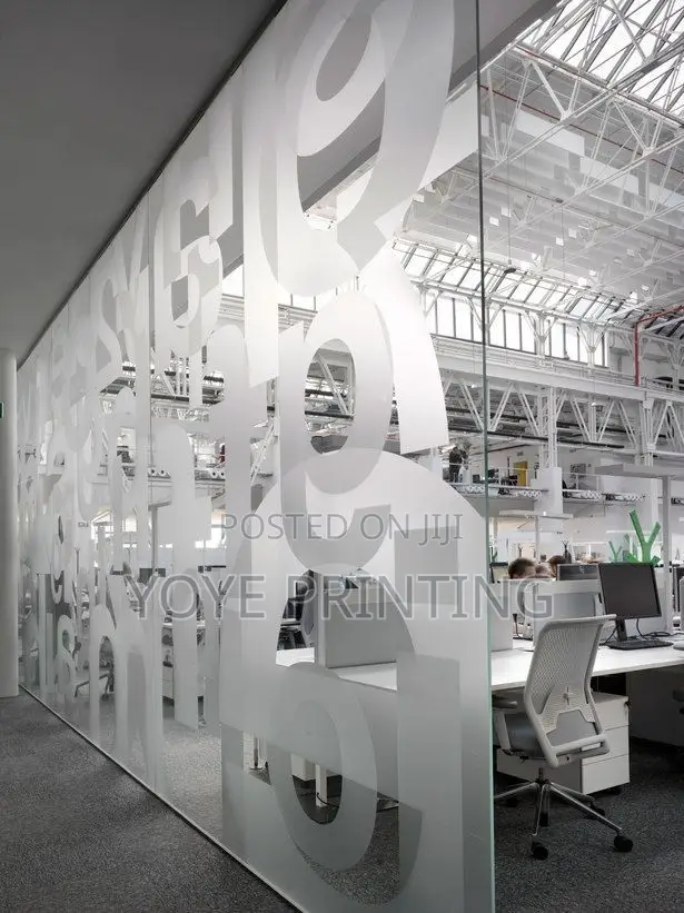 Frosted Stiker|በረዶአማ የመስታወት ስቲከር