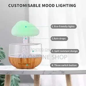 Cloud Rain Night Lamp Humidifier