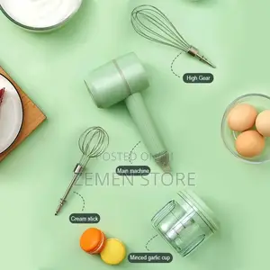 3-in-1 Wireless Electric Hand Mixer 3 ጥቅም በ 1 የያዘ