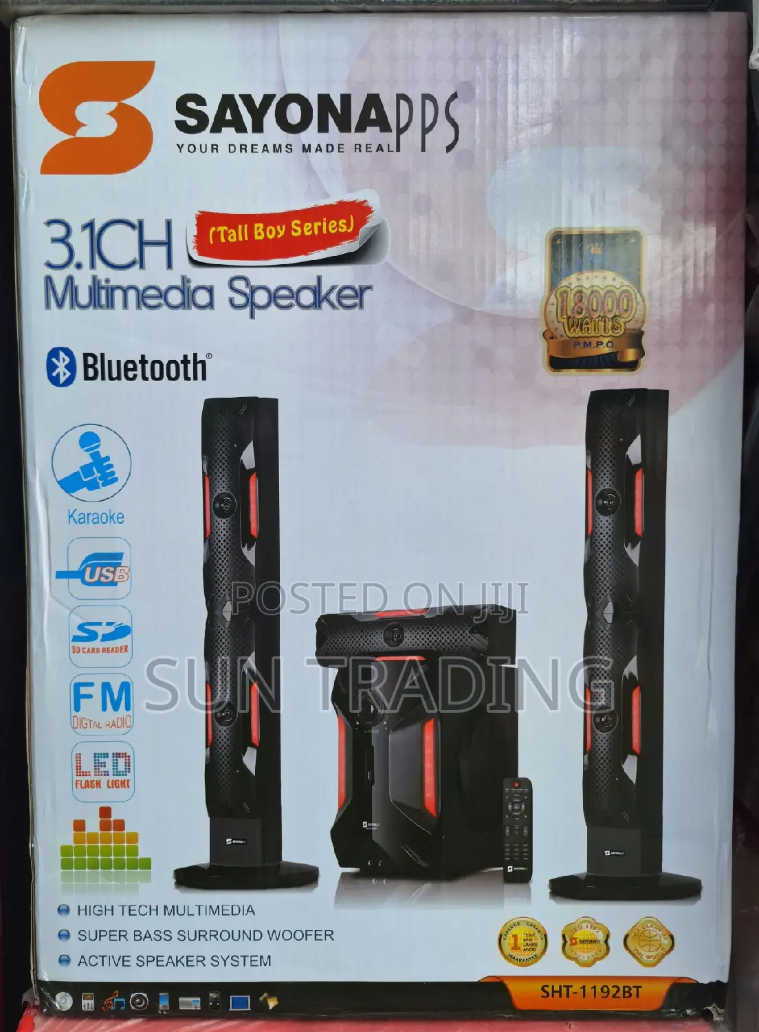 Sayonapps 3.1 Multimedia Home Theatre Speaker