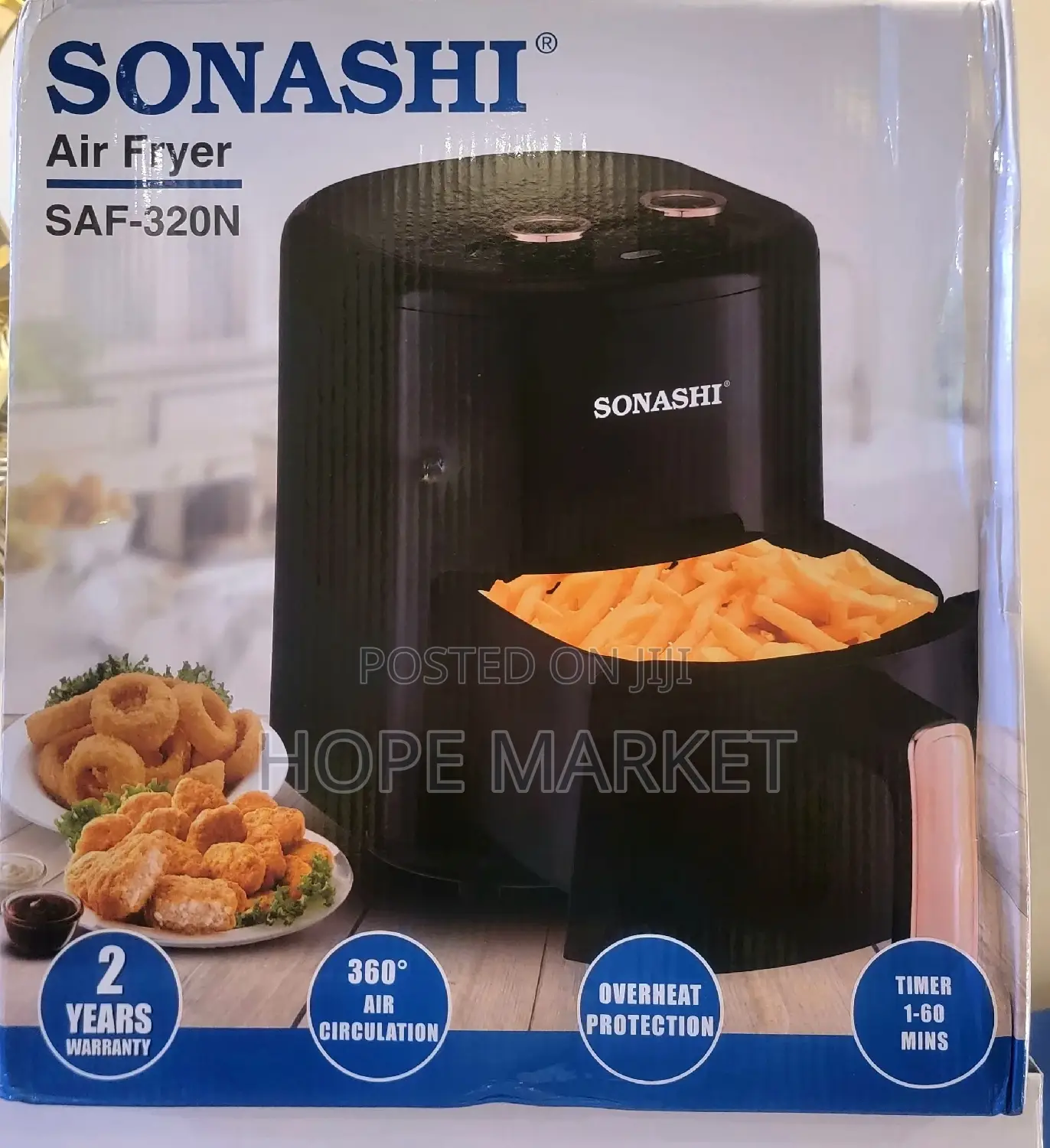 Sonashi Airfryer 4l