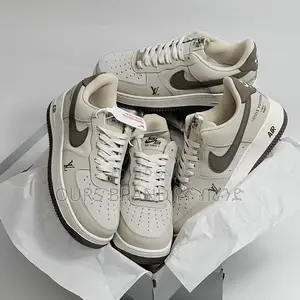 High Master Quality NIKE AF1 Low LV Dark Brown Shoes