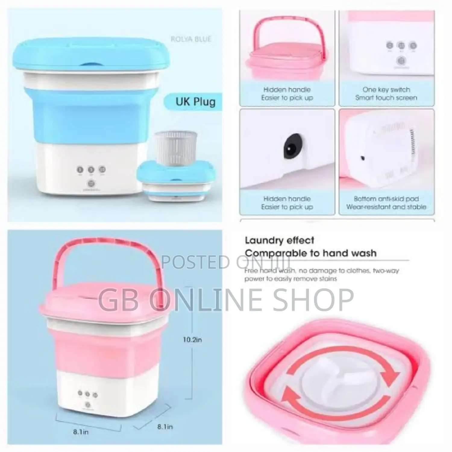 Foldable Mini Washing Machine