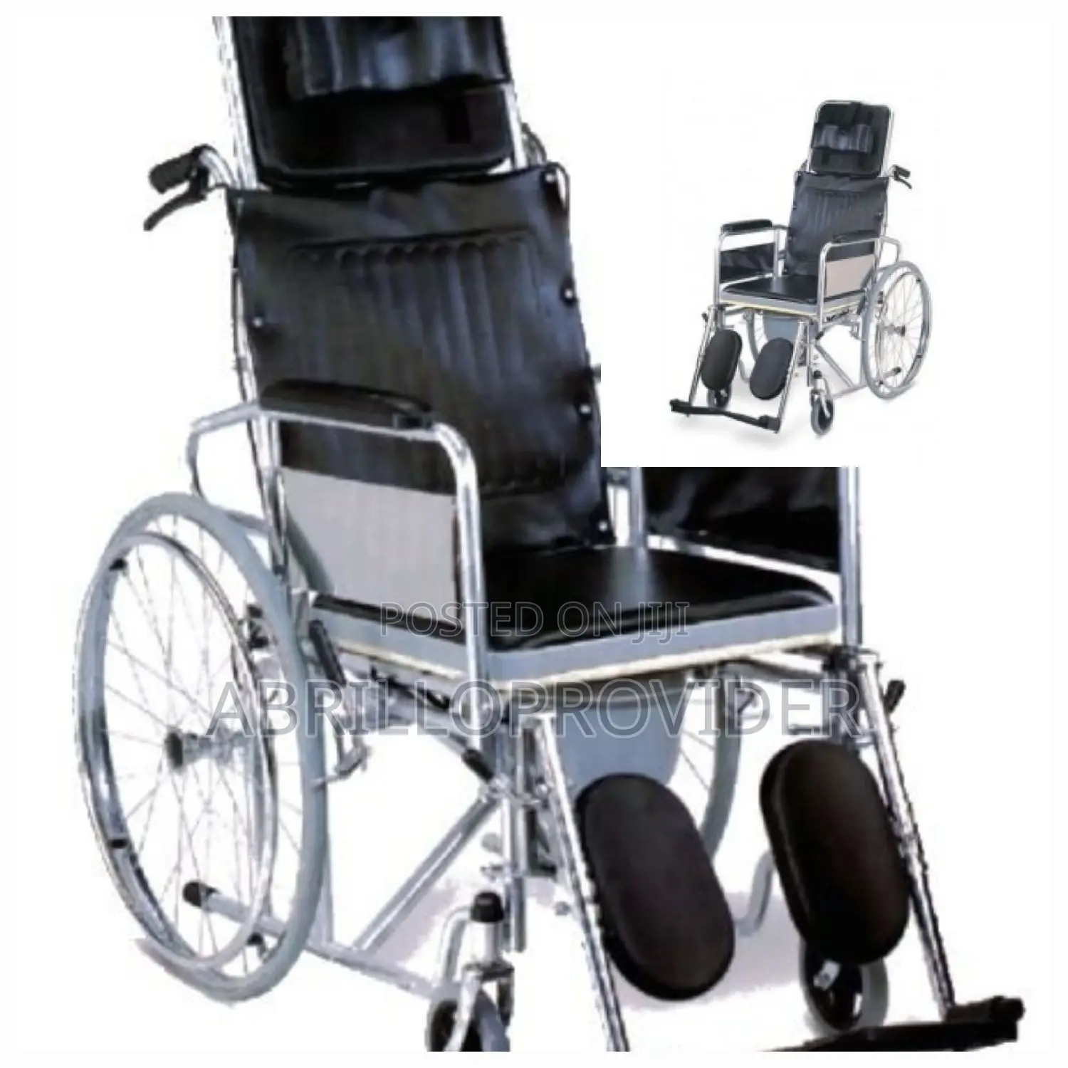 Accessible Commode Reclininig WheelchairWheelchair