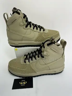 Nike Lunar Force 1 Duckpot' Triple Black High Shoes