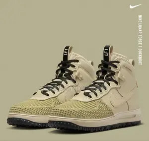 Nike Lunar Force 1 Duckpot' Triple Black High Shoes