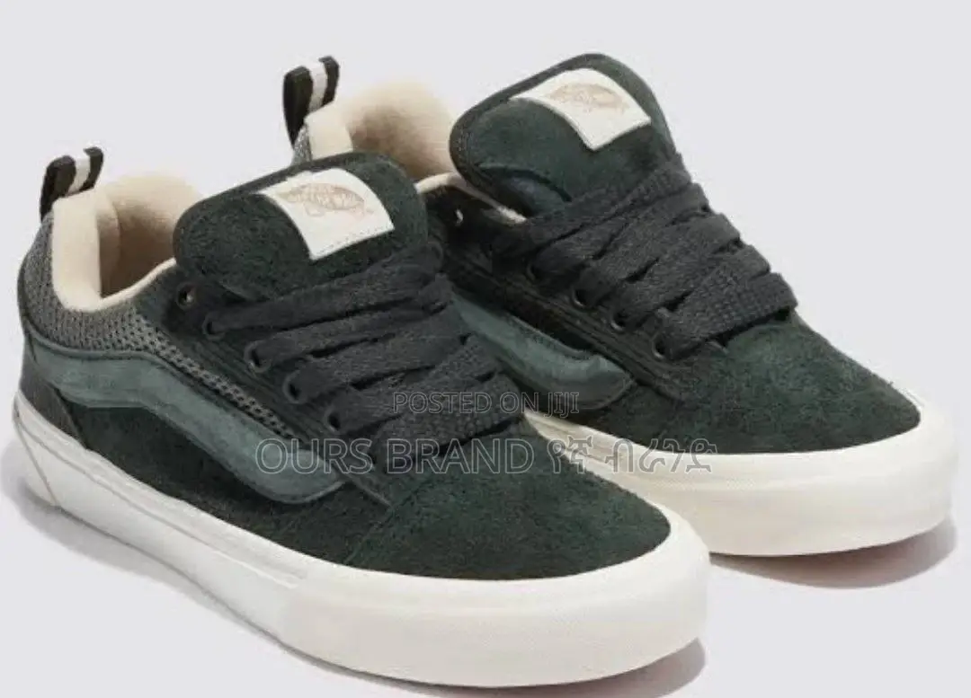 High Master Quality Vans Knu Skool 'Olive' Sneaker Shoes