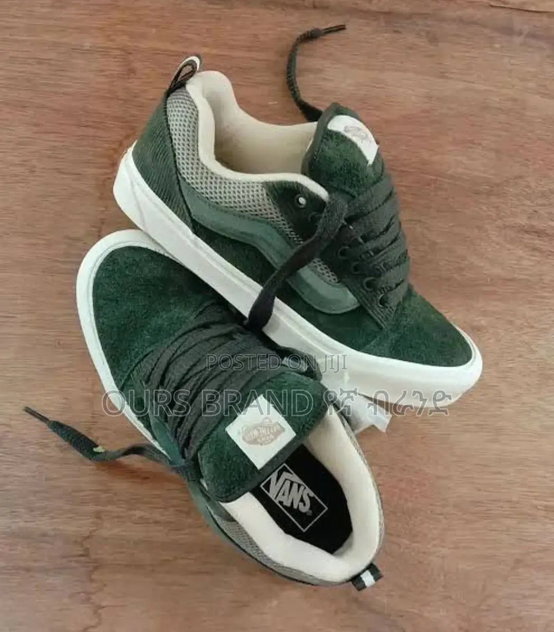 High Master Quality Vans Knu Skool 'Olive' Shoes