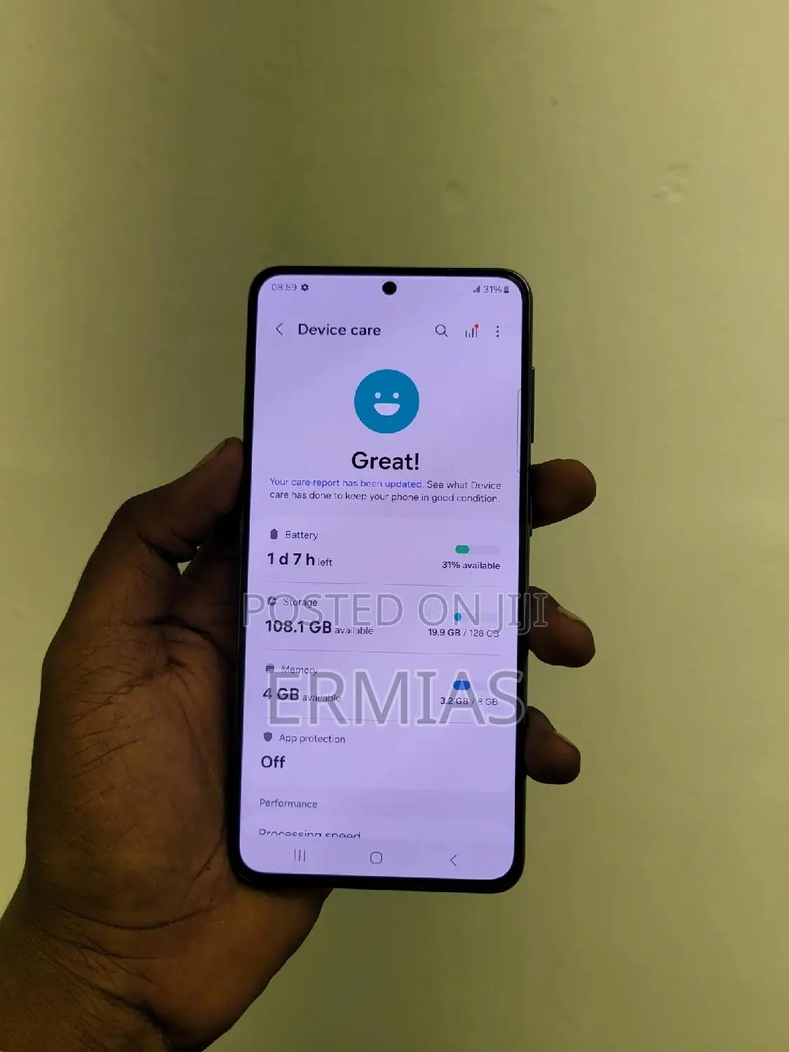 New Samsung Galaxy S21 5G 128 GB Black