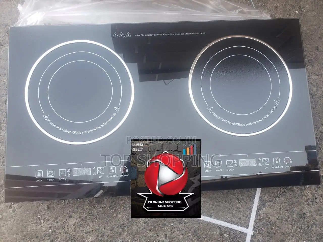 Spark Touch Stove ስፖርክ ተች ስቶቮ Touch Control