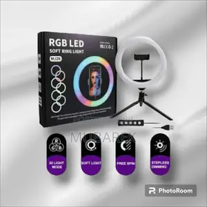 Photo - RGB Ring Light: Versatile Color Control for Captivat Visual