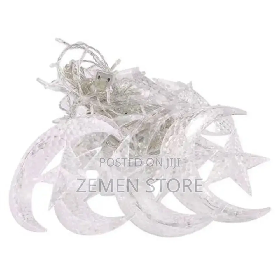 ለ አሁኑ ረመዳን ለቤትዎ ተመራጨጭ Moon Star Shape Led Light