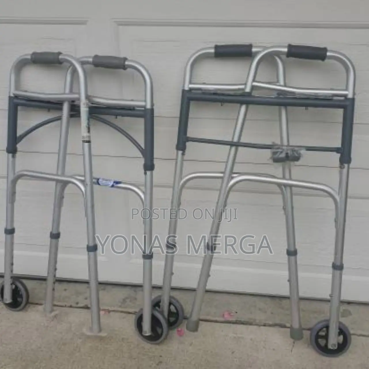 Walker _Mowell Mild Steel Height Adjustable Folding Walker