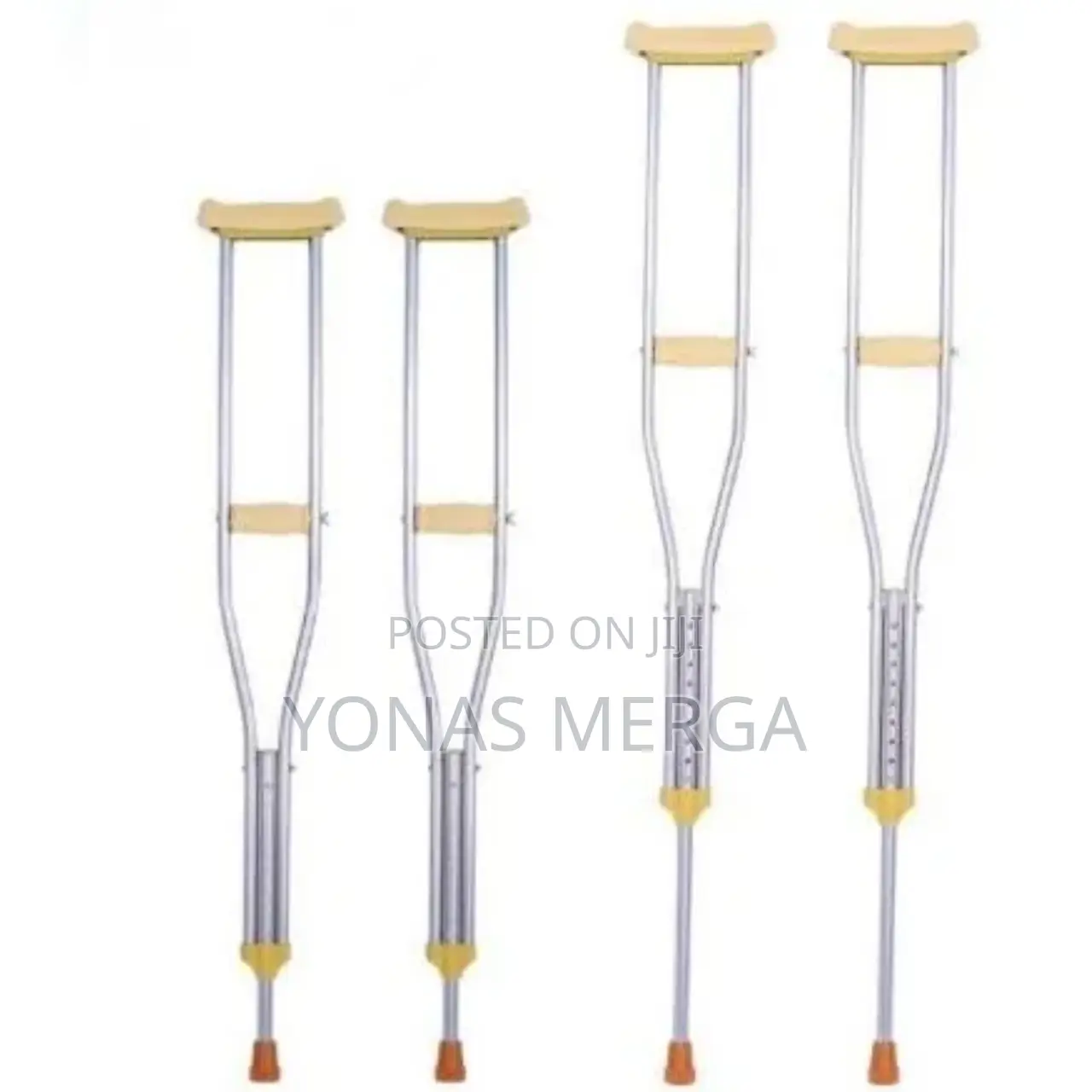 Aluminum Crutches Ninespeed Adjustable Elderly Walking Stick