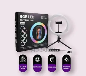 Photo - RGB Ring Light: Versatile Color Control Captivating Visual