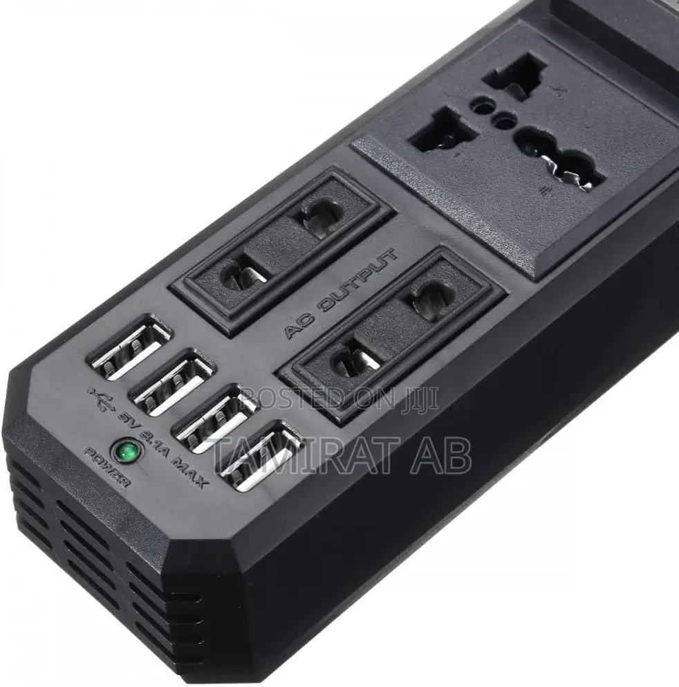 200W Car Power Inverter DC 12V to AC 220V With 4 USB Port
