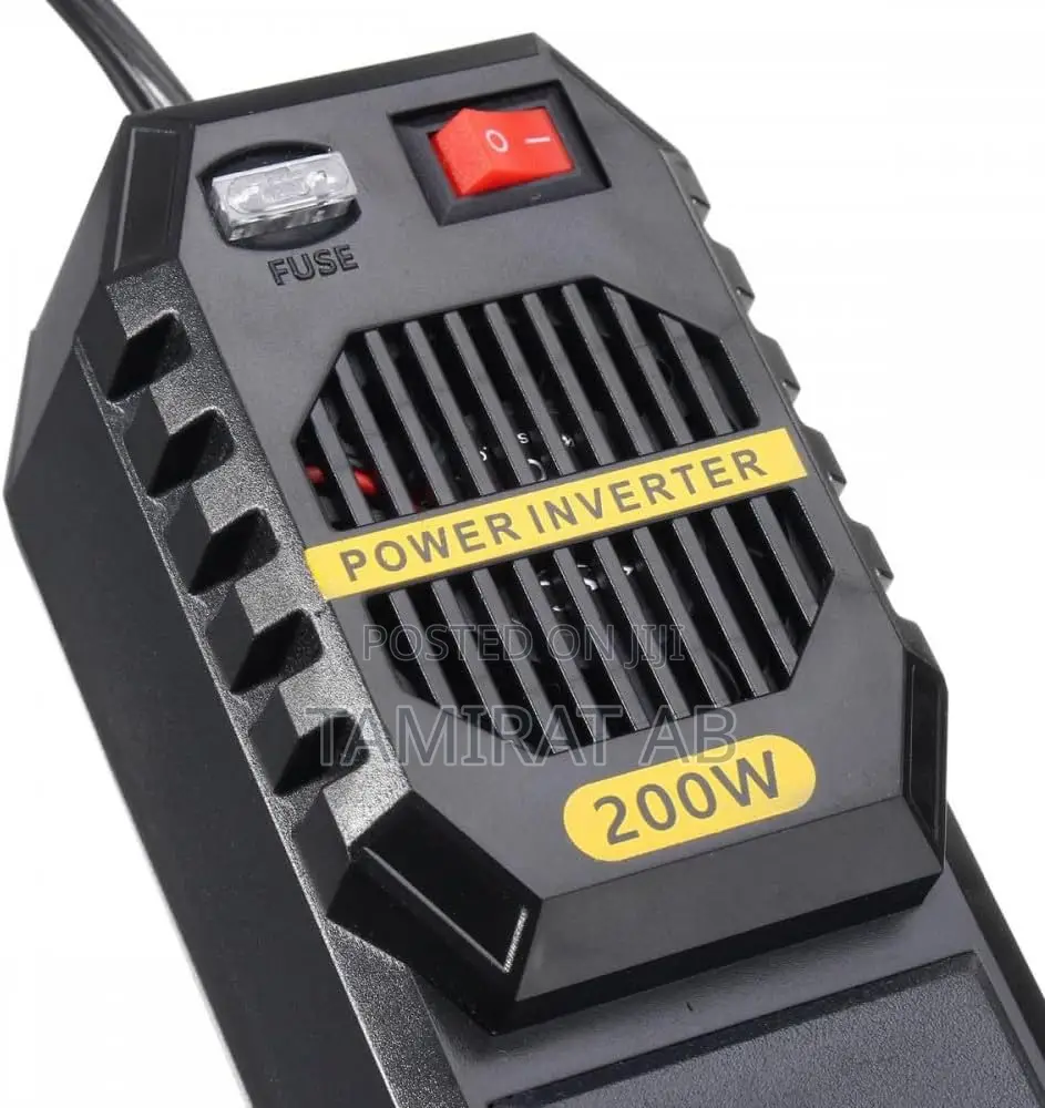 200W Car Power Inverter DC 12V to AC 220V With 4 USB Port