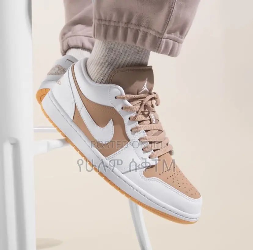 Original Air Jordan 1 Low ‘Hemp White’ Shoes