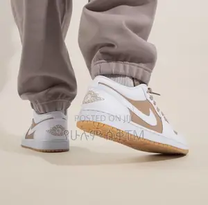 Original Air Jordan 1 Low ‘Hemp White’ Shoes